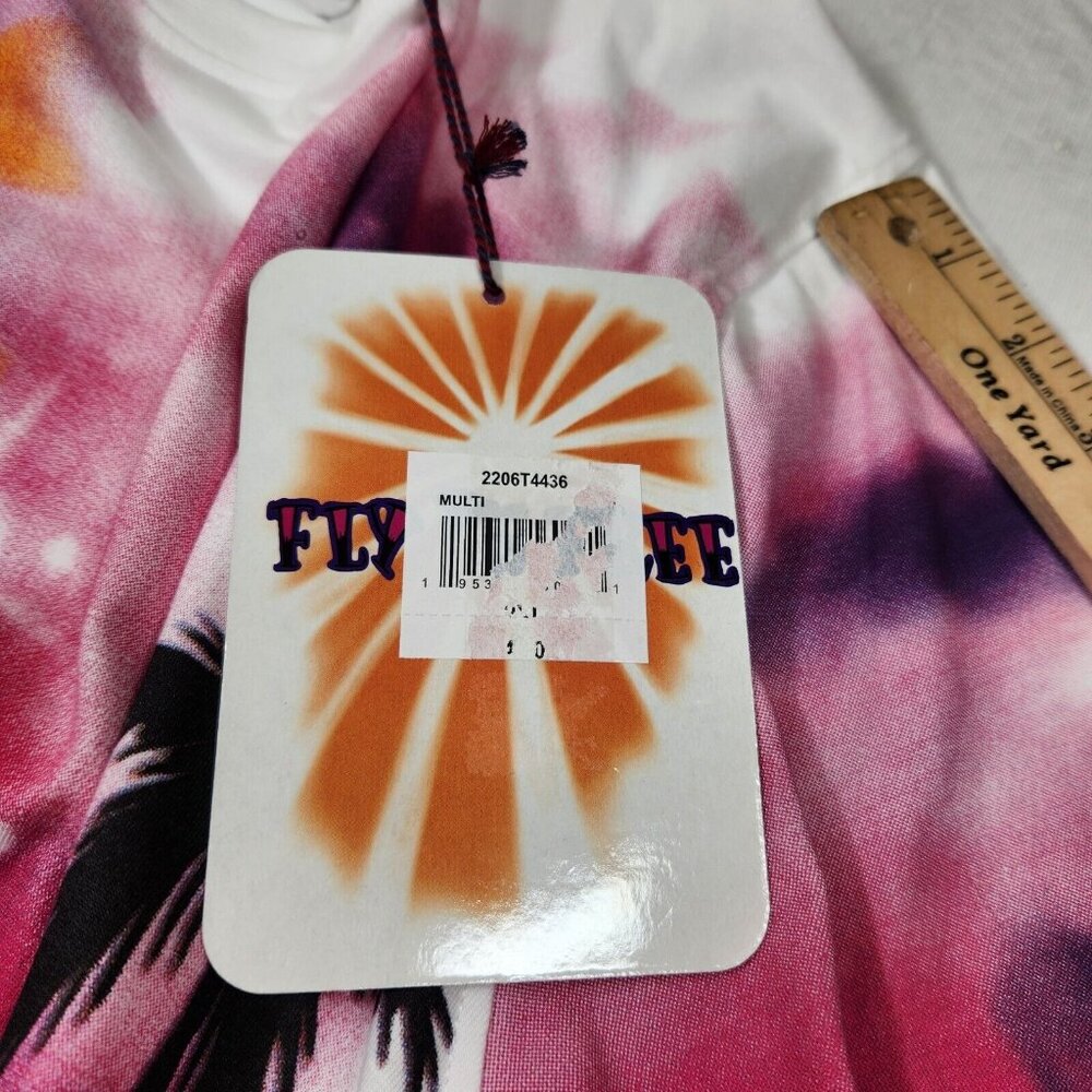 Born Fly Men's  "Fly 'N Free " Multicolor Graphic Print T-Shirt Size 2XL (40) - Picture 9 of 9
